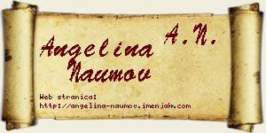 Angelina Naumov vizit kartica